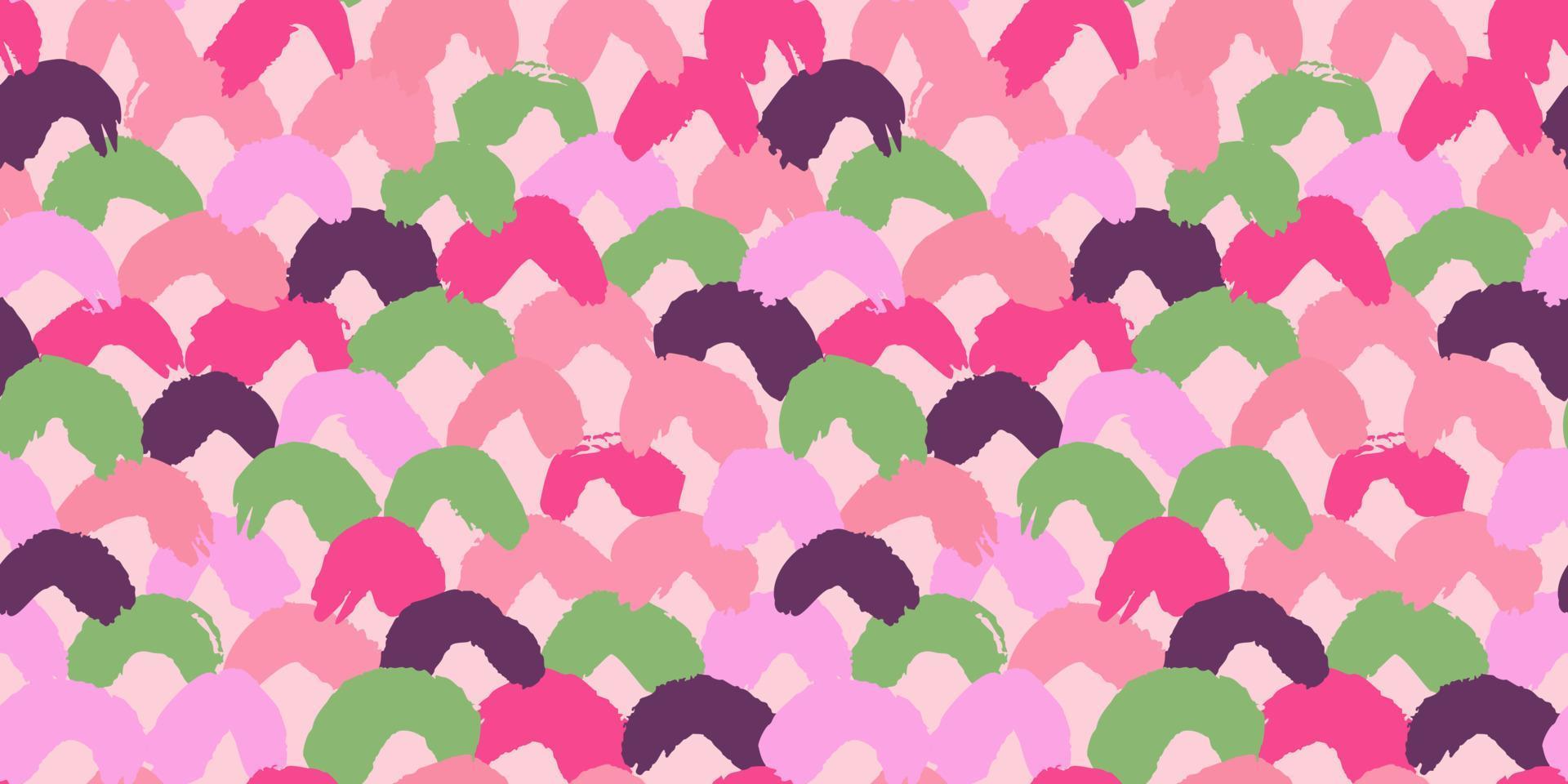 Seamless background pattern with brush strokes. T vector
