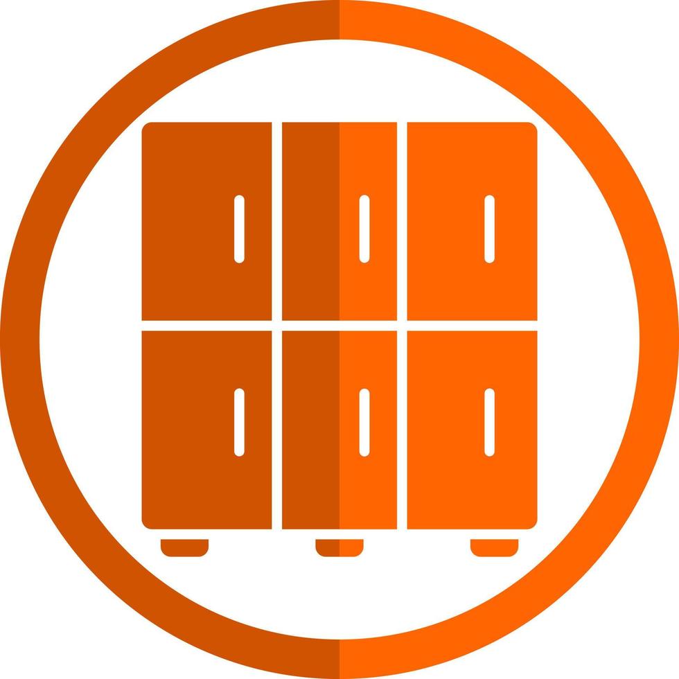 Locker Vector Icon Design