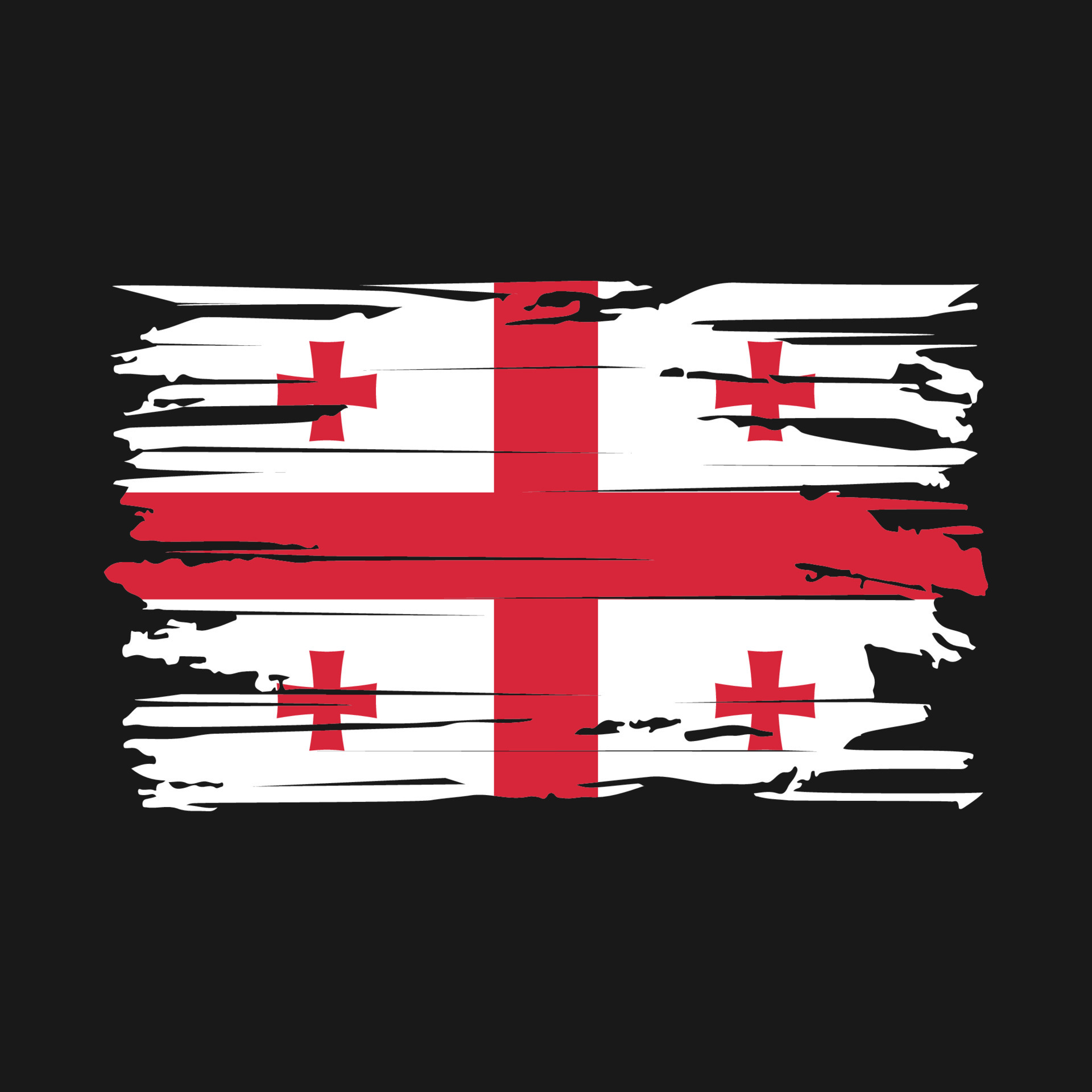 Georgia Flag Brush Vector 20073394 Vector Art at Vecteezy