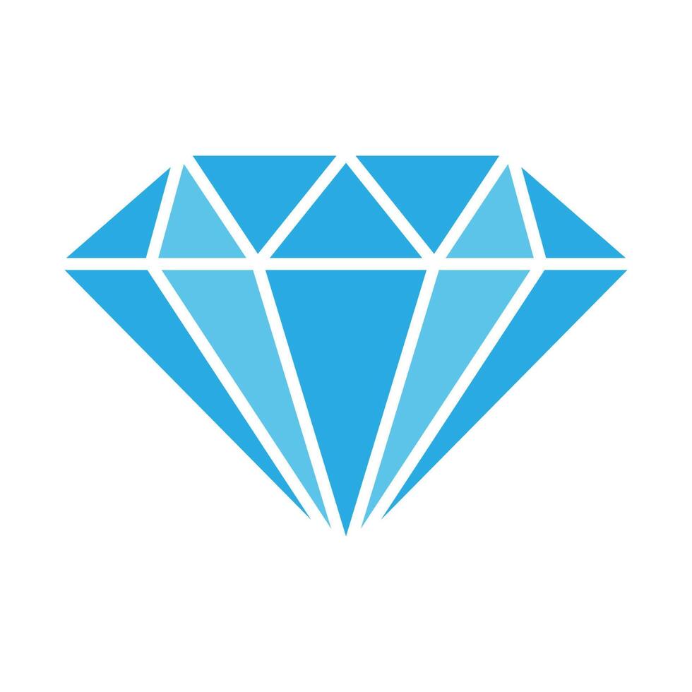 Diamond jewelery icon design vector