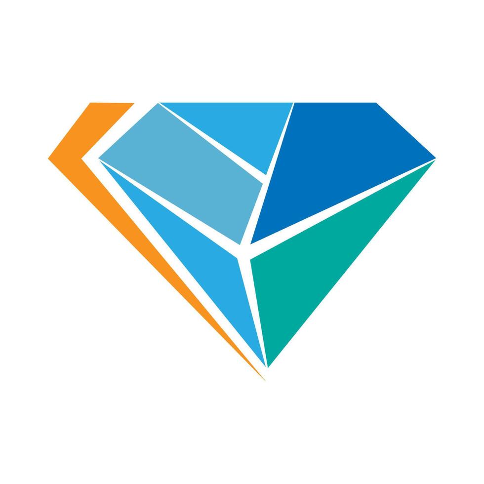 Diamond jewelery icon design vector