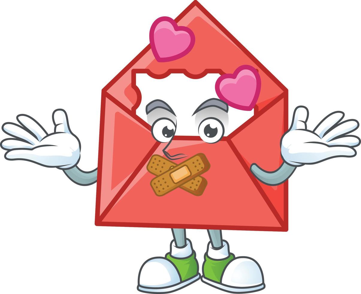 Love letter cartoon character style vector