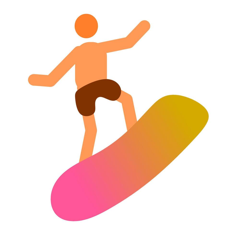 people are surfing on the beach waves vector