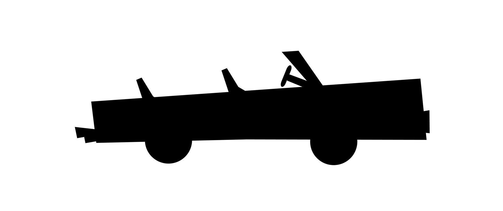 coche icono. ilustración de varios modelos de carros vector