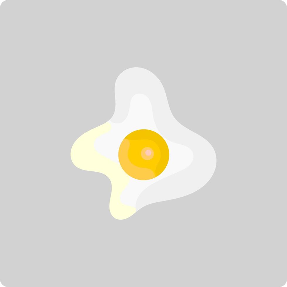 egg dish. omelet. breakfast. processed eggs vector