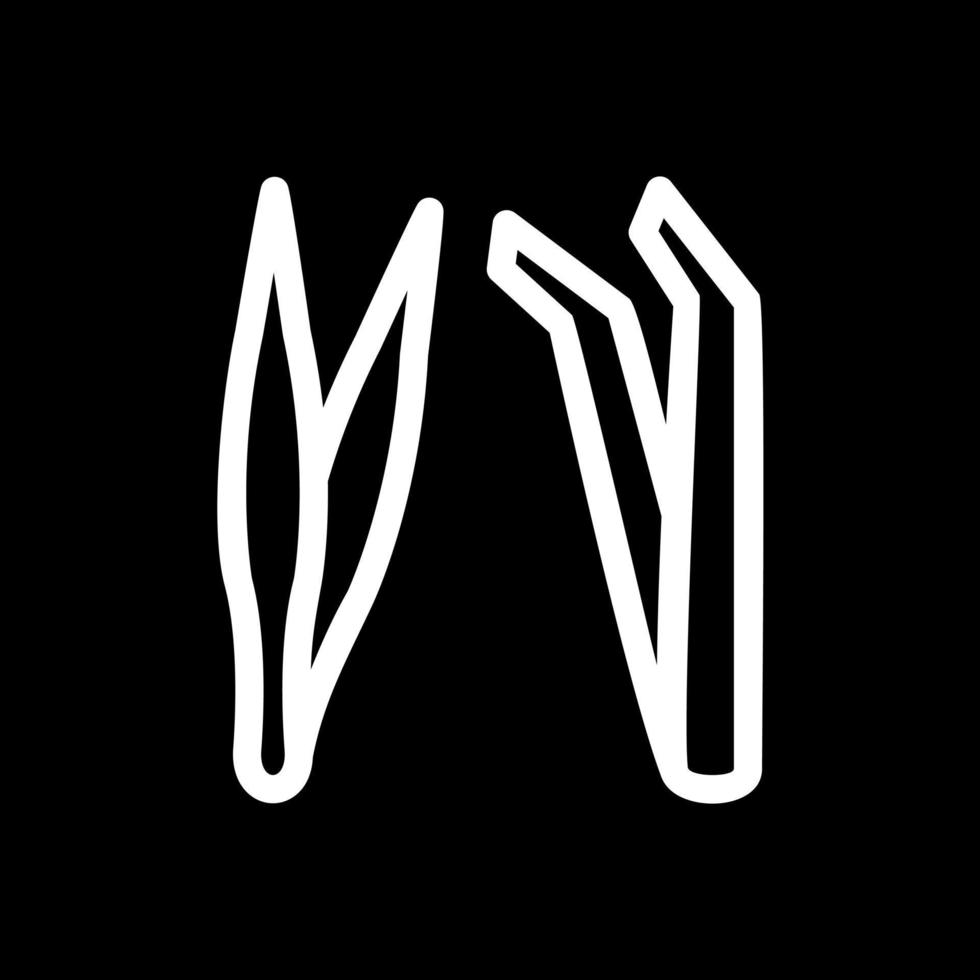 Tweezers Vector Icon Design