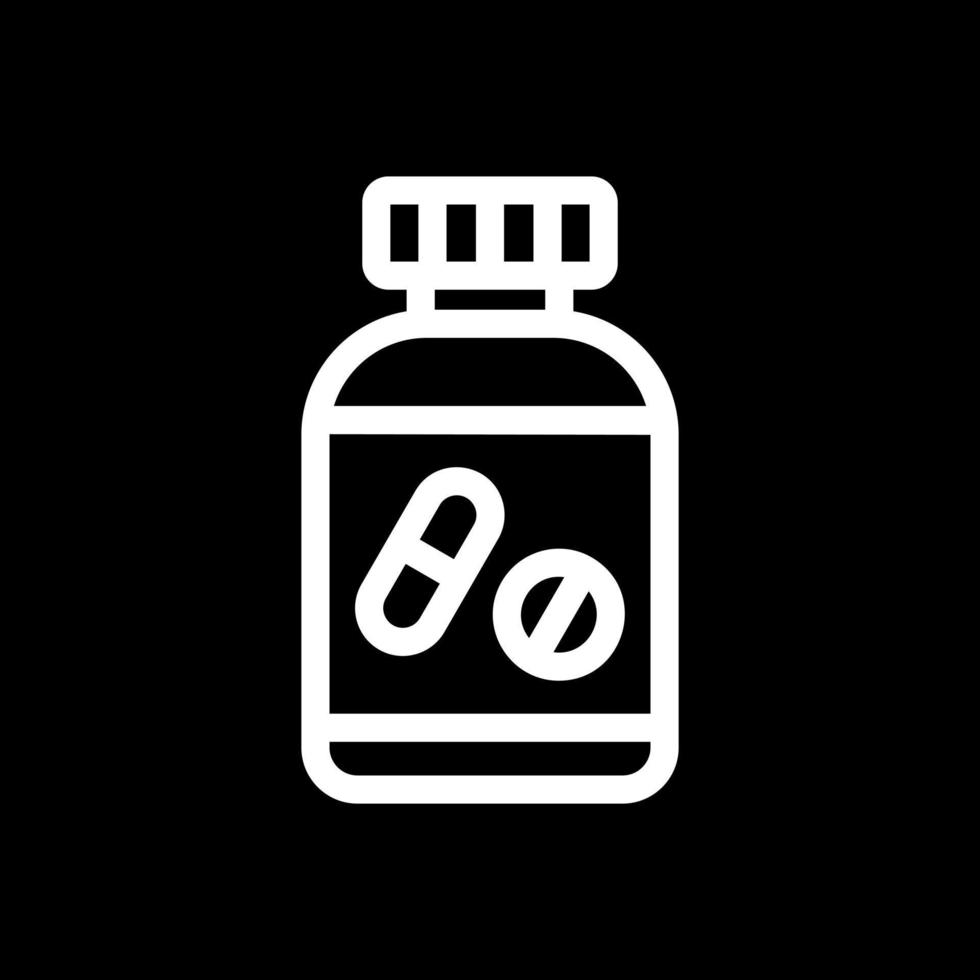 Tablets Bottle Vector Icon Design