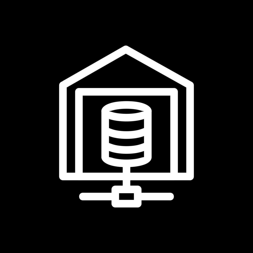 Data Warehouse Vector Icon Design