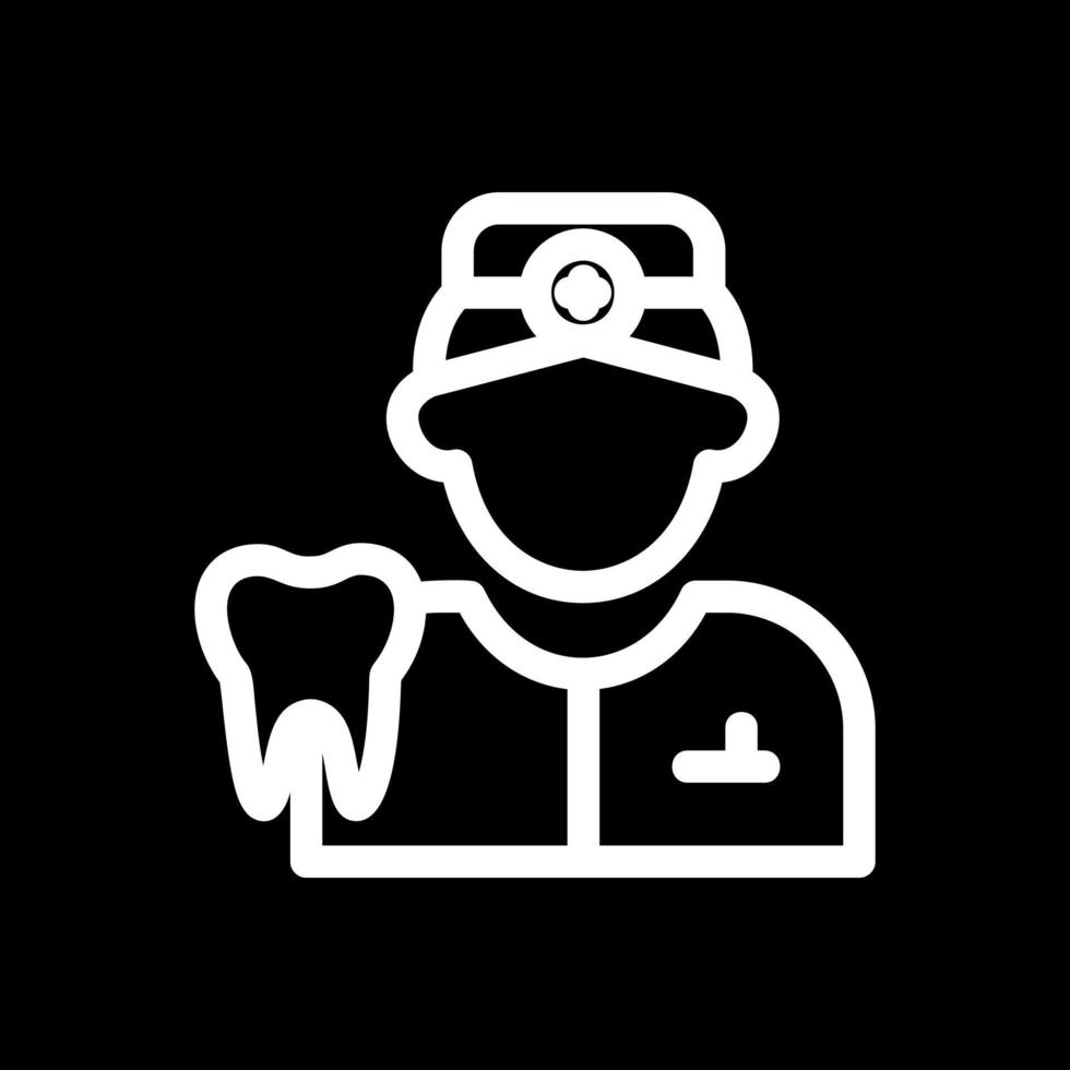 diseño de icono de vector de dentista