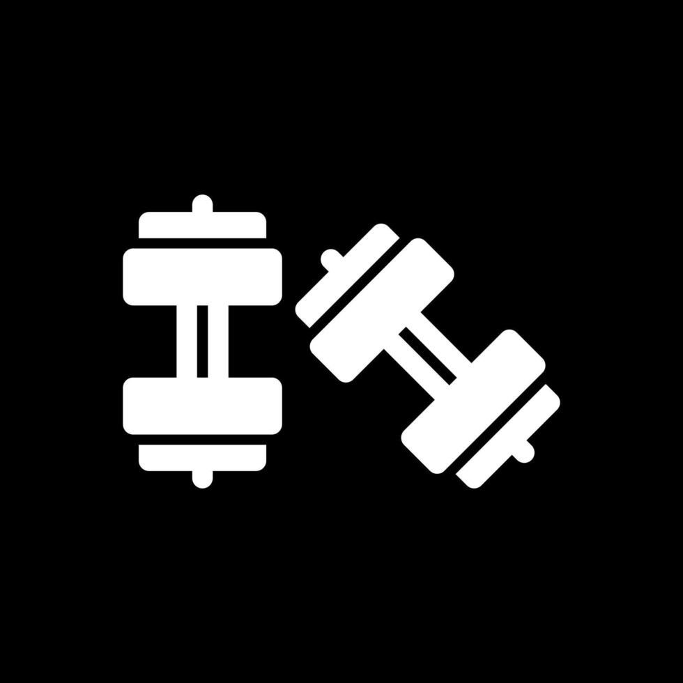 Dumbells Vector Icon Design