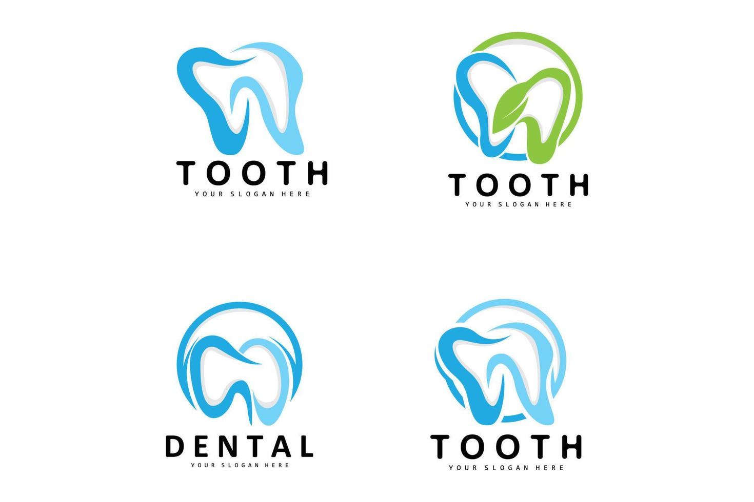 Tooth logo, Dental Health Vector, Care Brand Illustration vector