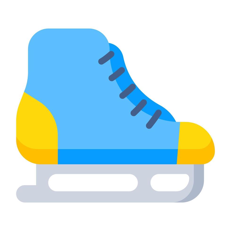 Vector design of ice skate