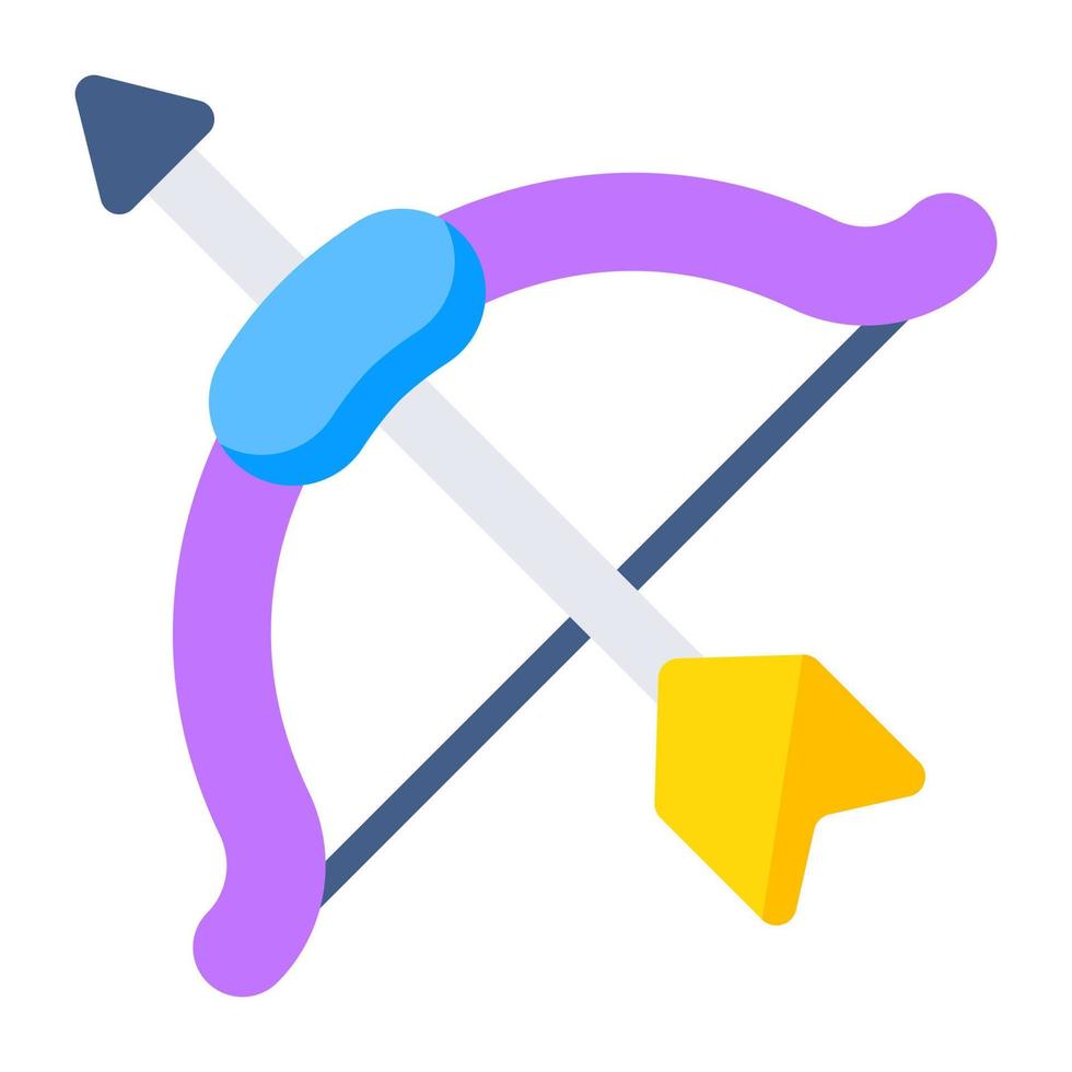 A unique design icon of hitting game vector