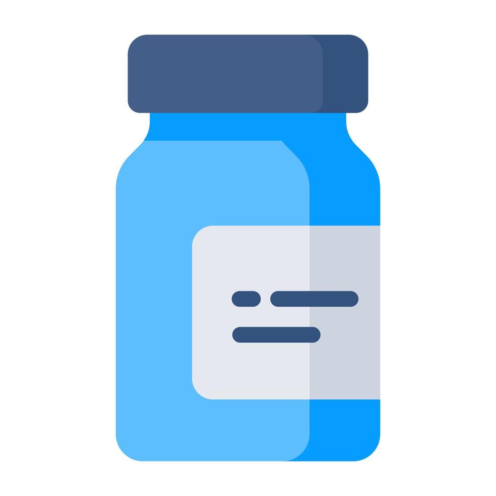 Modern design icon of vitamin bottle vector