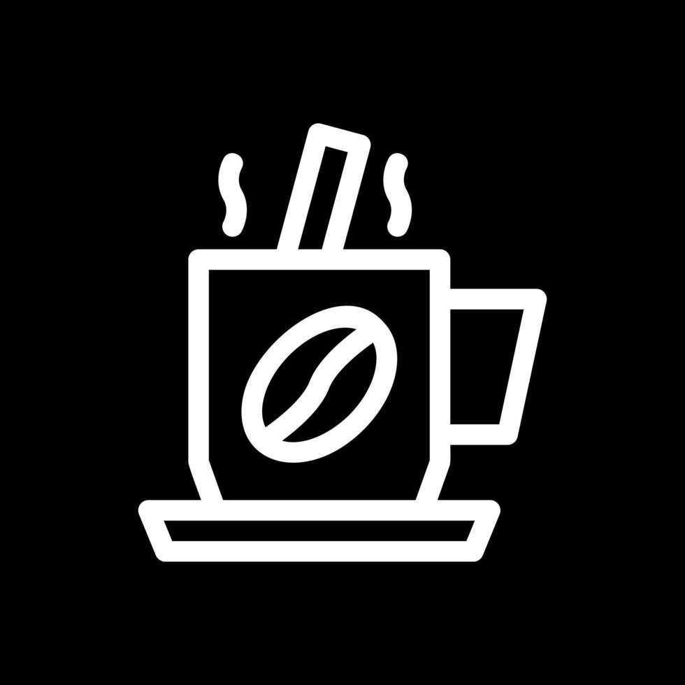 Coffee Mixing Vector Icon Design
