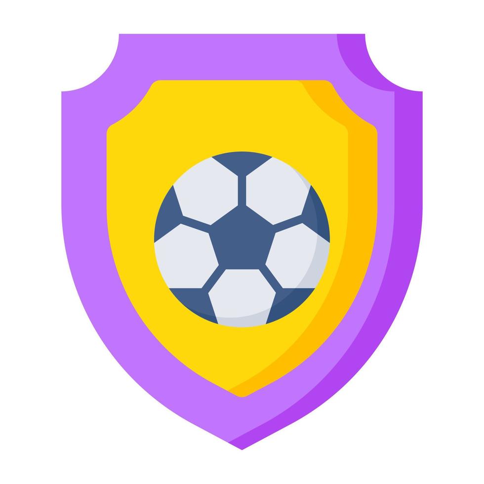 Premium download icon of football security vector