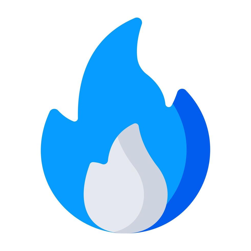 Perfect design icon of fire vector