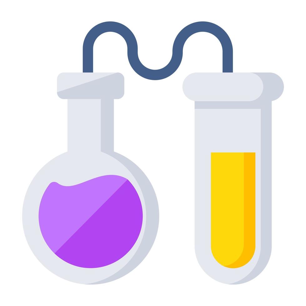 An editable design icon of experiment vector