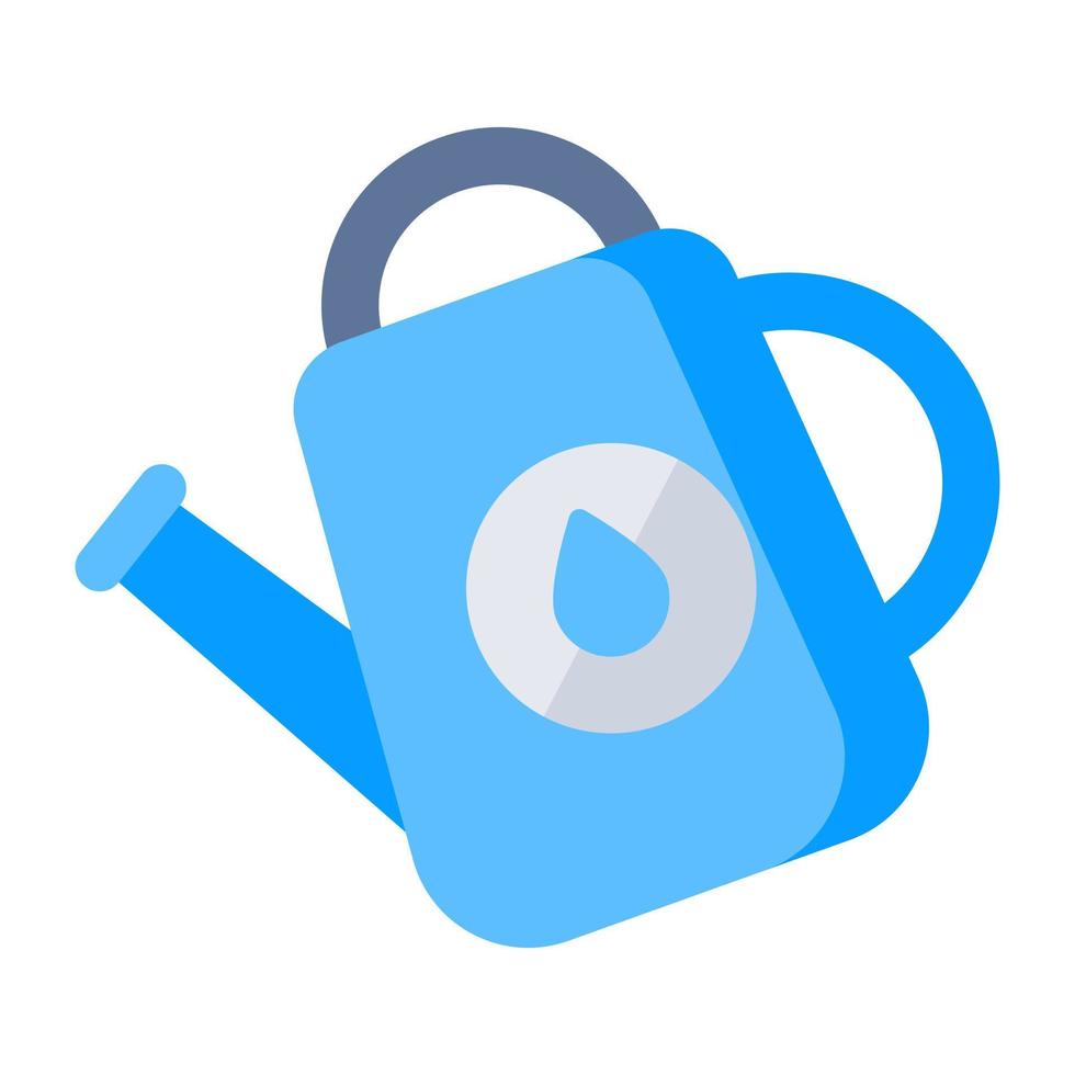 An icon design of watering can vector