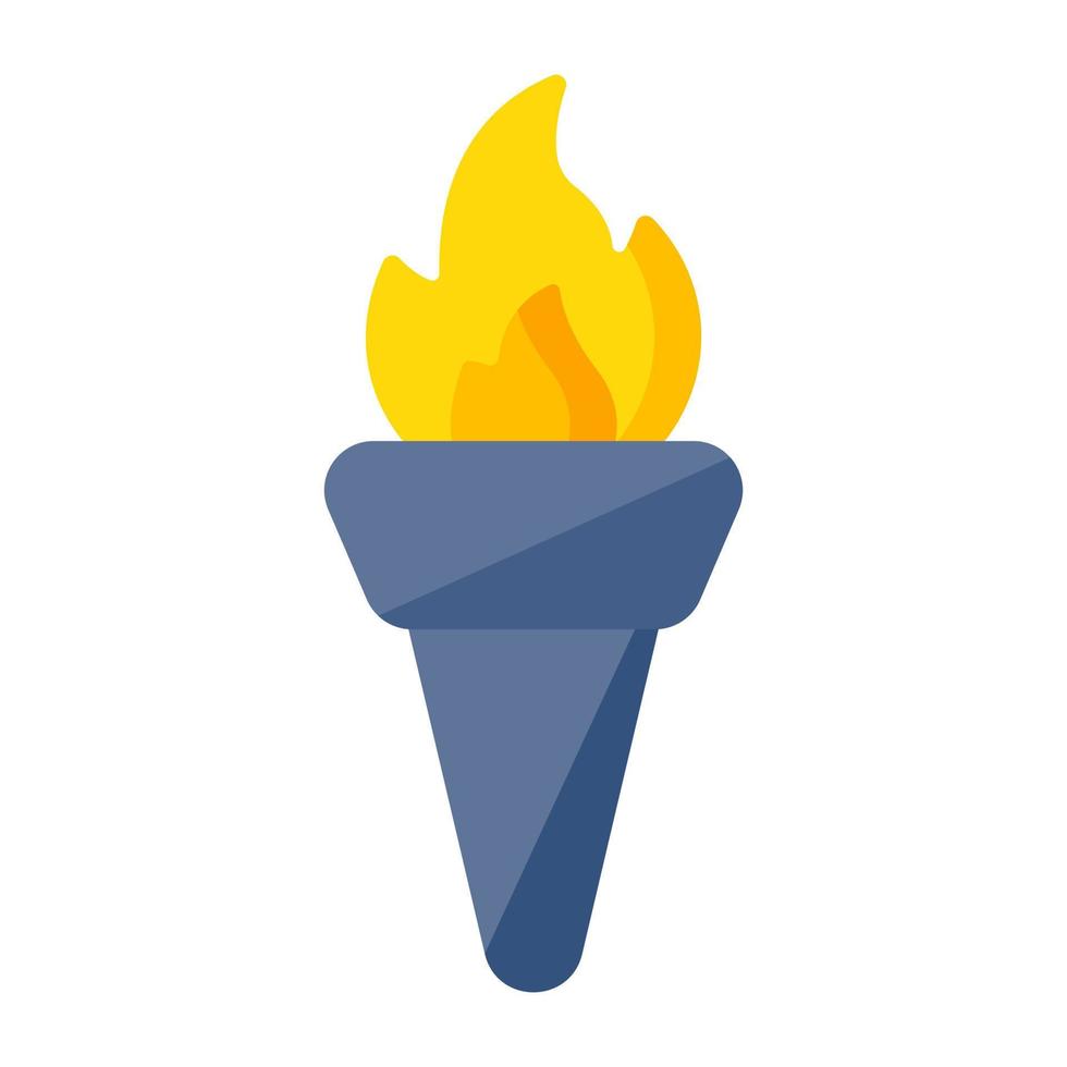 Perfect design icon of vintage torch vector