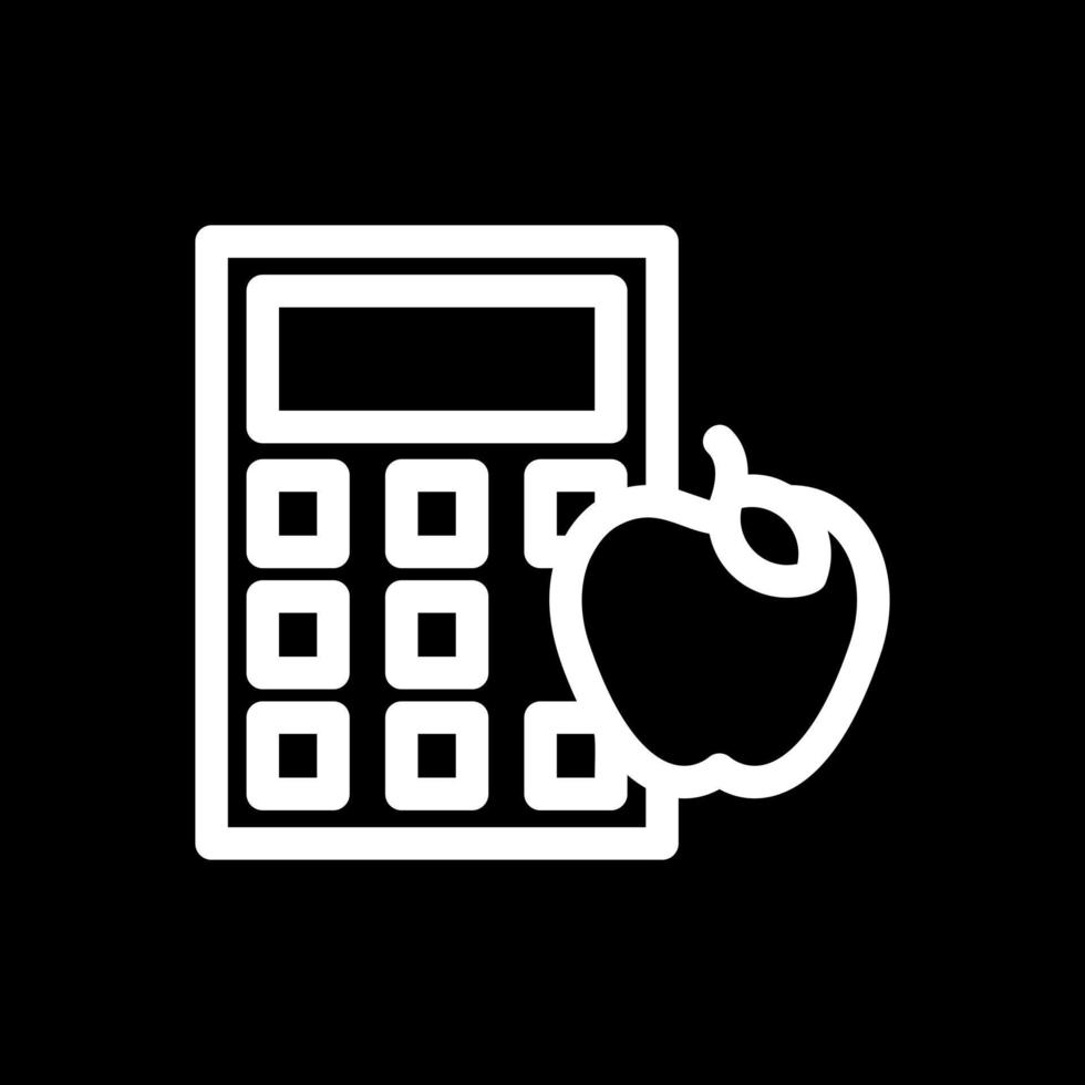 Calorie Calculator Vector Icon Design