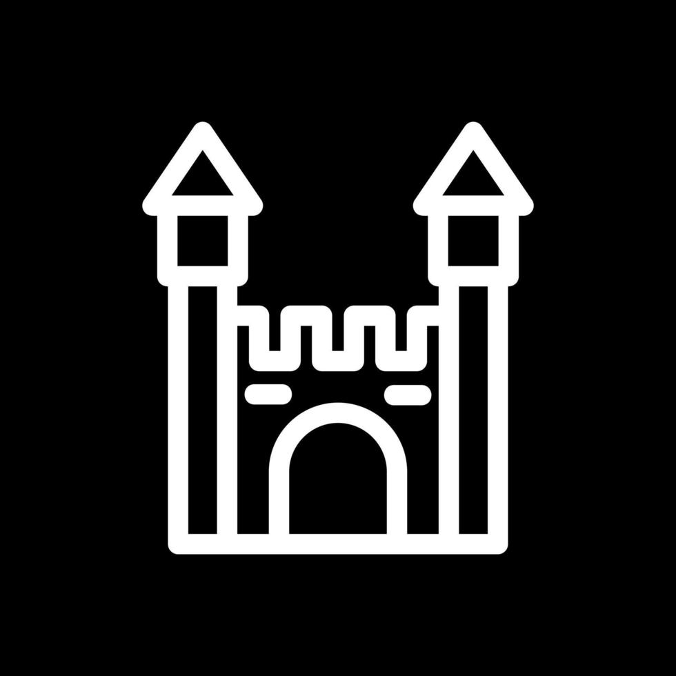 Bouncy Castle Vector Icon Design