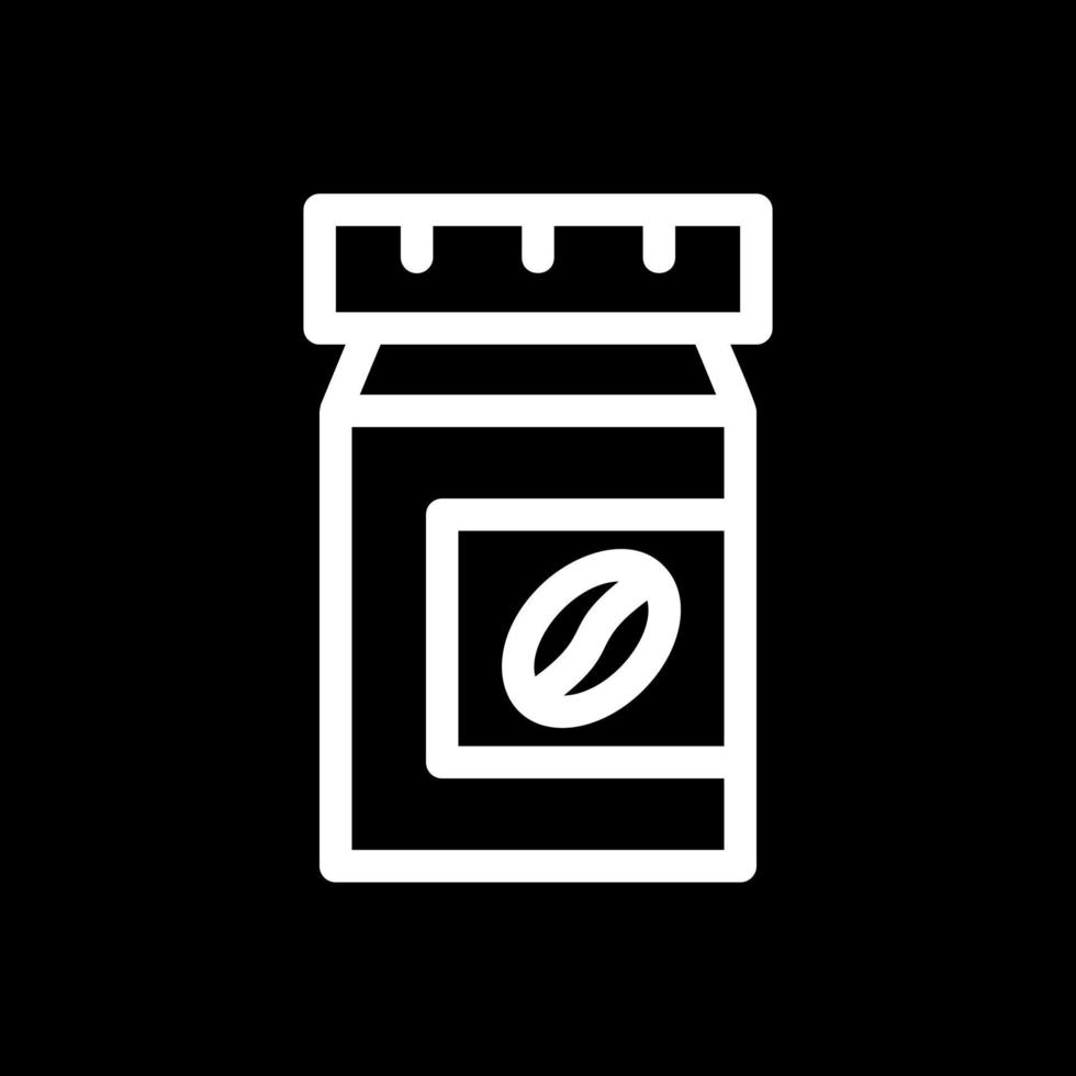 Coffee Jar Vector Icon Design