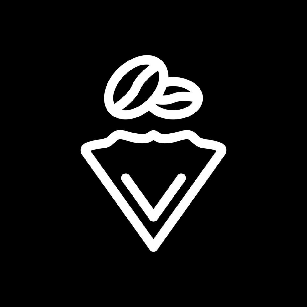 Coffee Filter Vector Icon Design