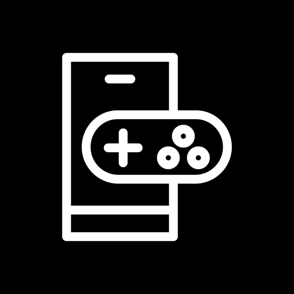 Mobile Gaming Vector Icon Design