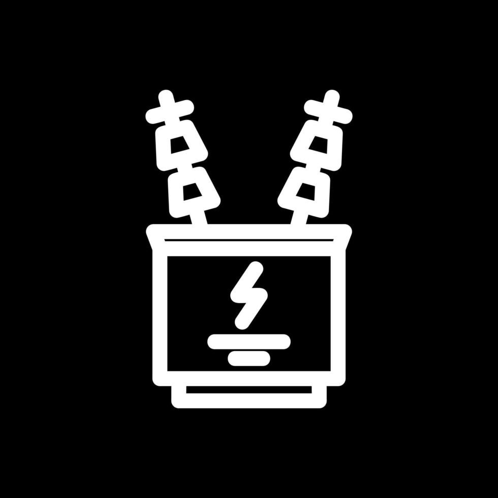 Power Transformer Vector Icon Design