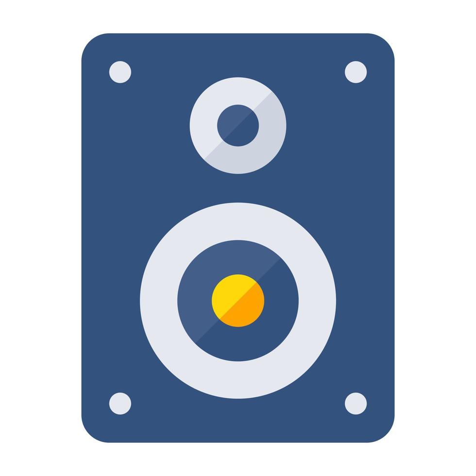 Modern design icon of sound speaker vector