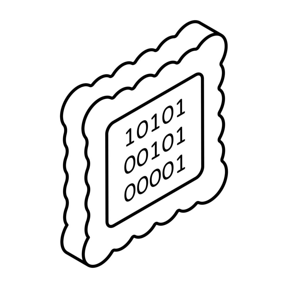 Vector design of binary data