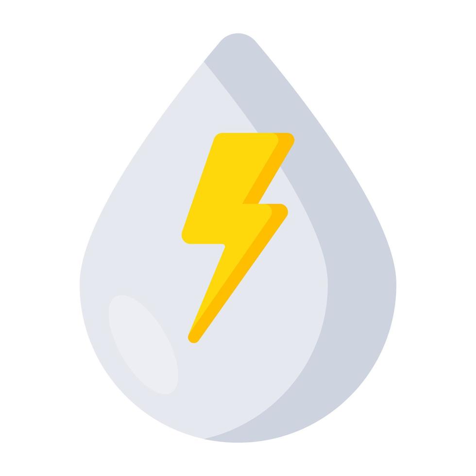 Modern design icon of water power vector