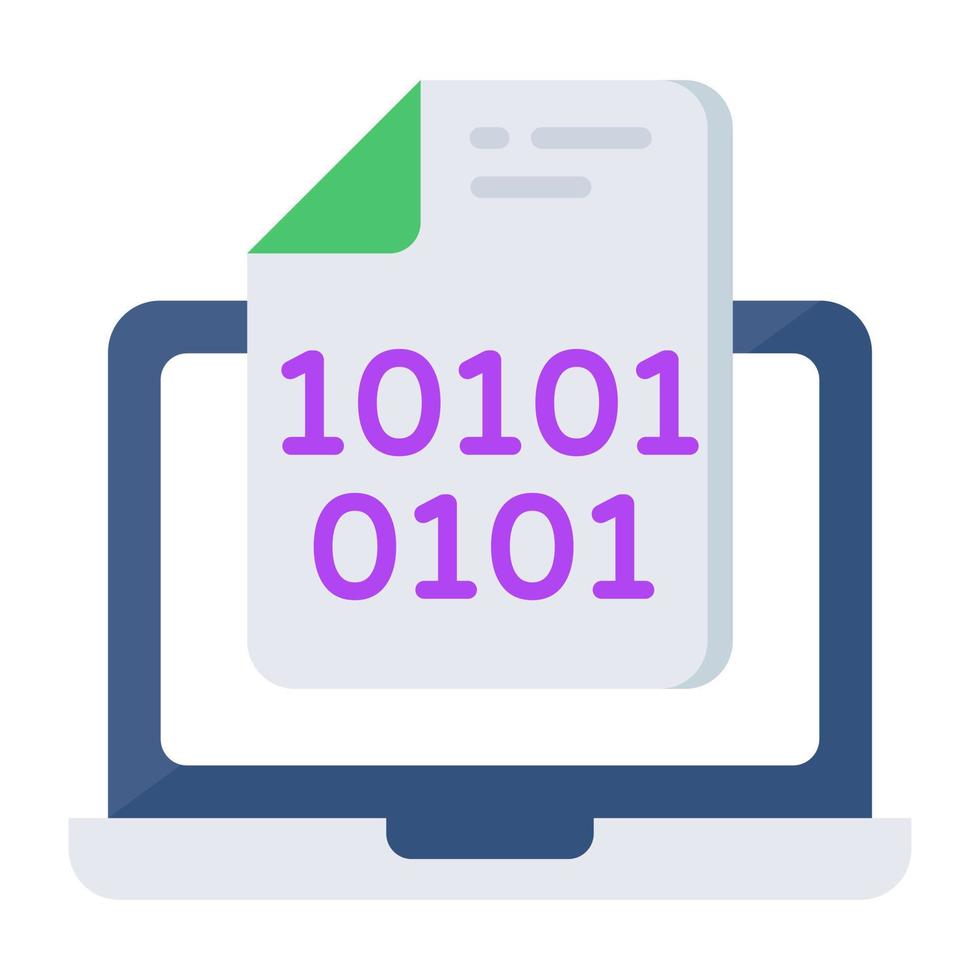 Vector design of binary file