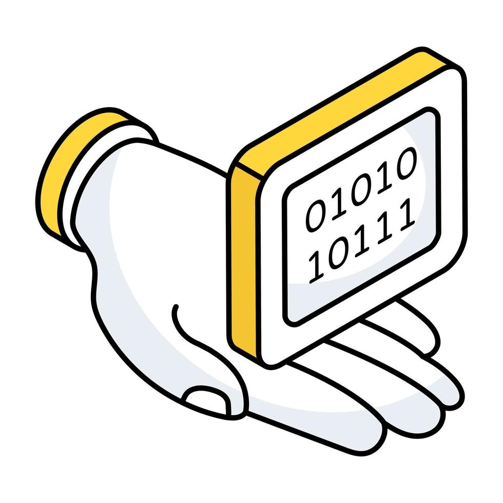 Vector design of binary data