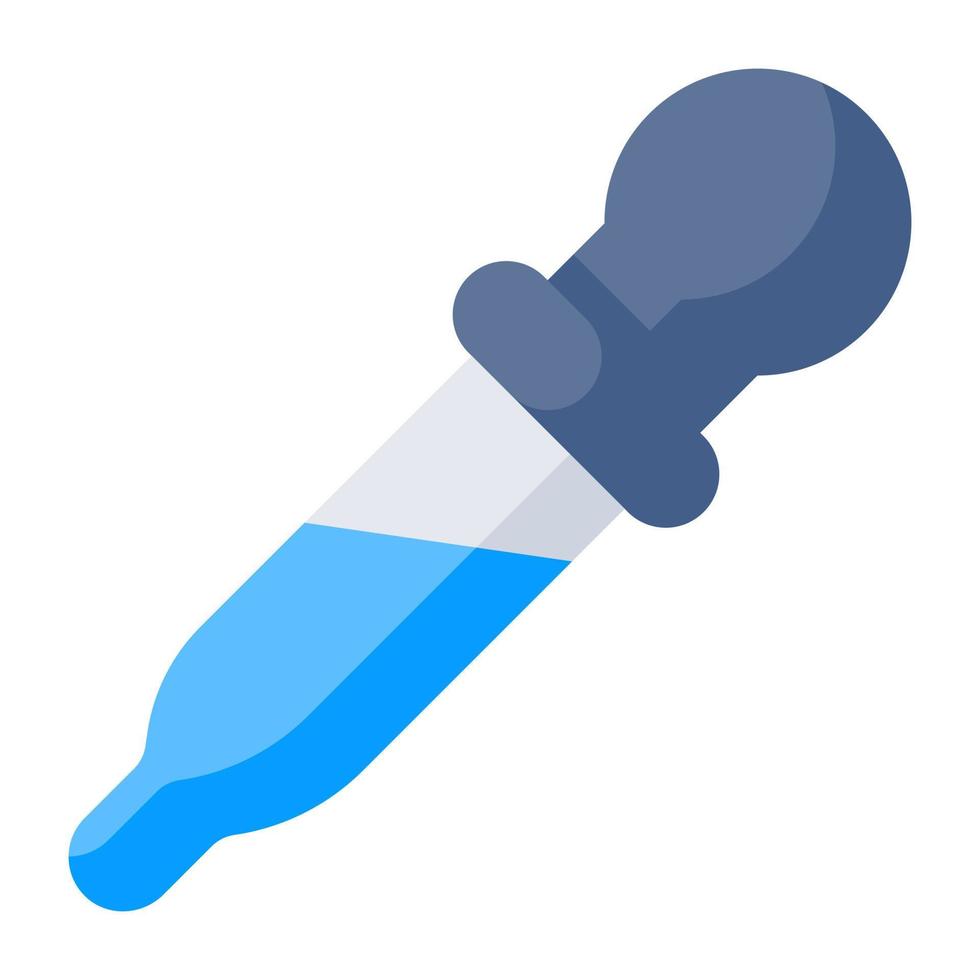 A unique design icon of dropper vector