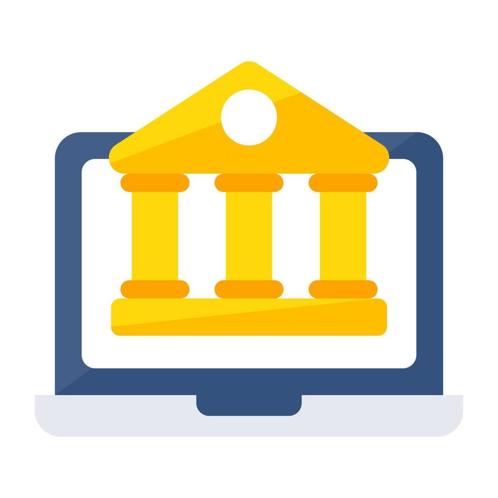A perfect design icon of online banking vector