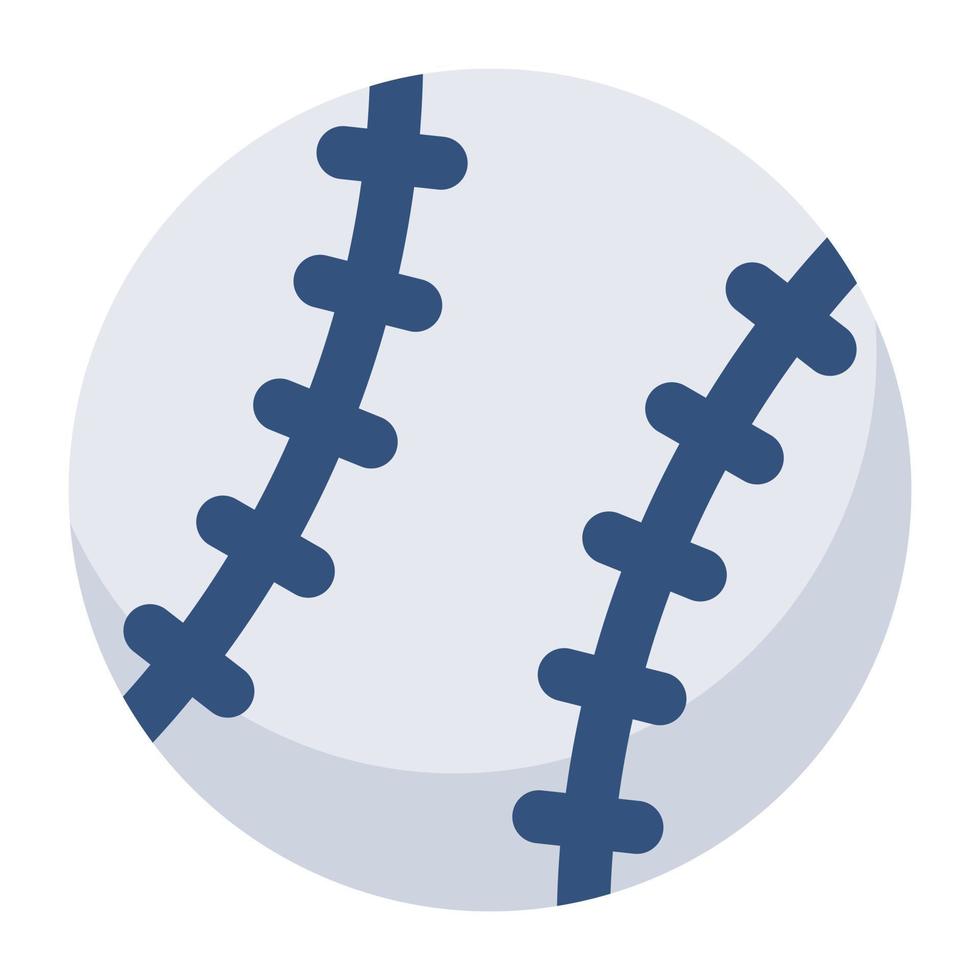 Editable design icon of baseball vector