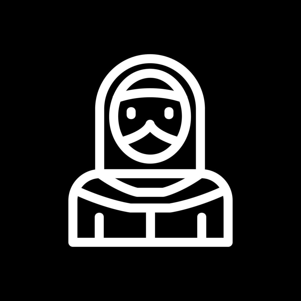 Female Bedouin Vector Icon Design