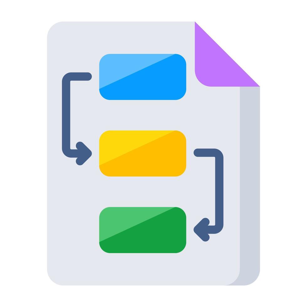 Unique design icon of hierarchy vector