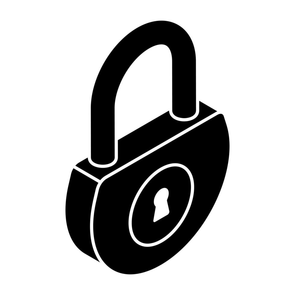 A premium download icon of padlock vector