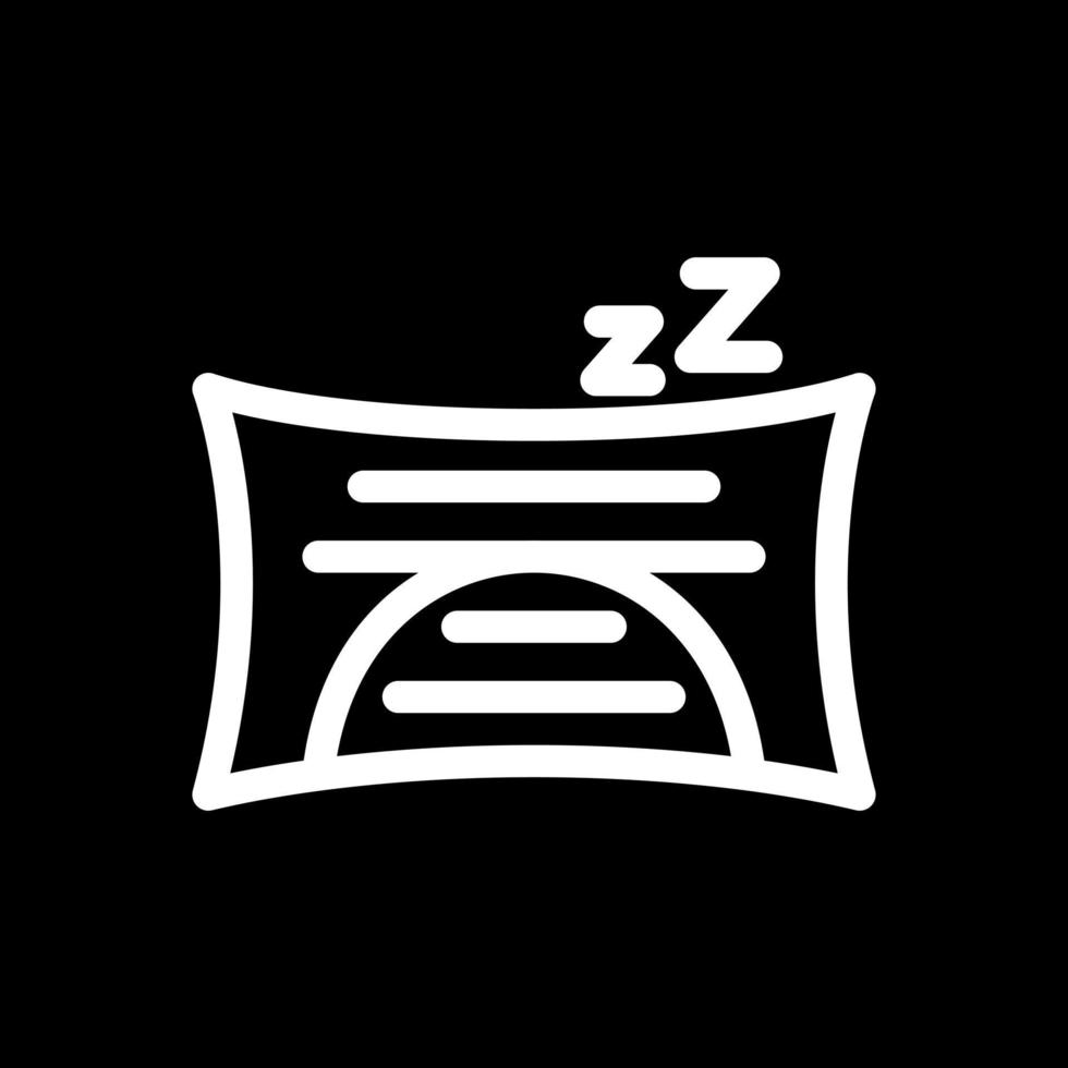 diseño de icono de vector de almohada de bebé