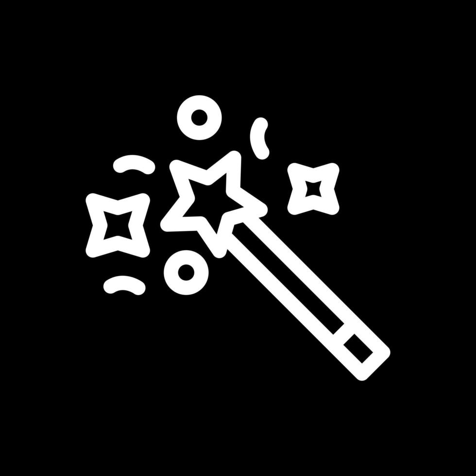 Magic Wand Vector Icon Design