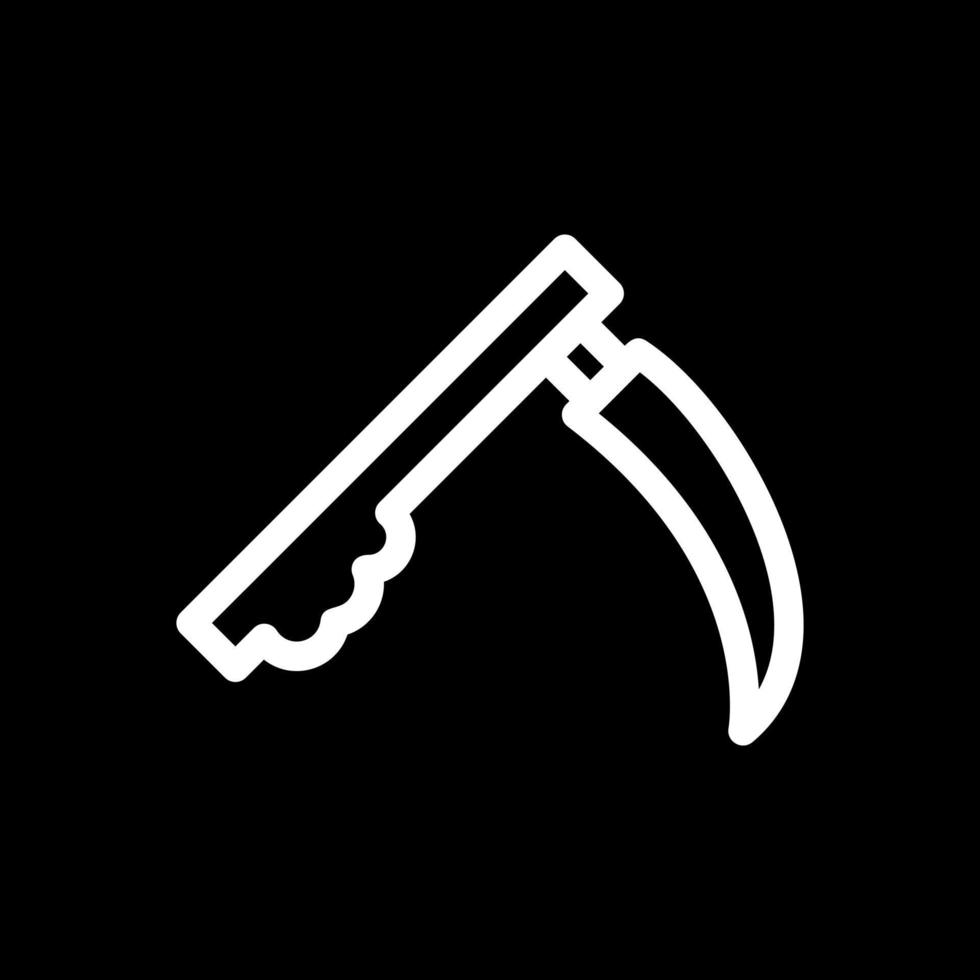 Scythe Vector Icon Design