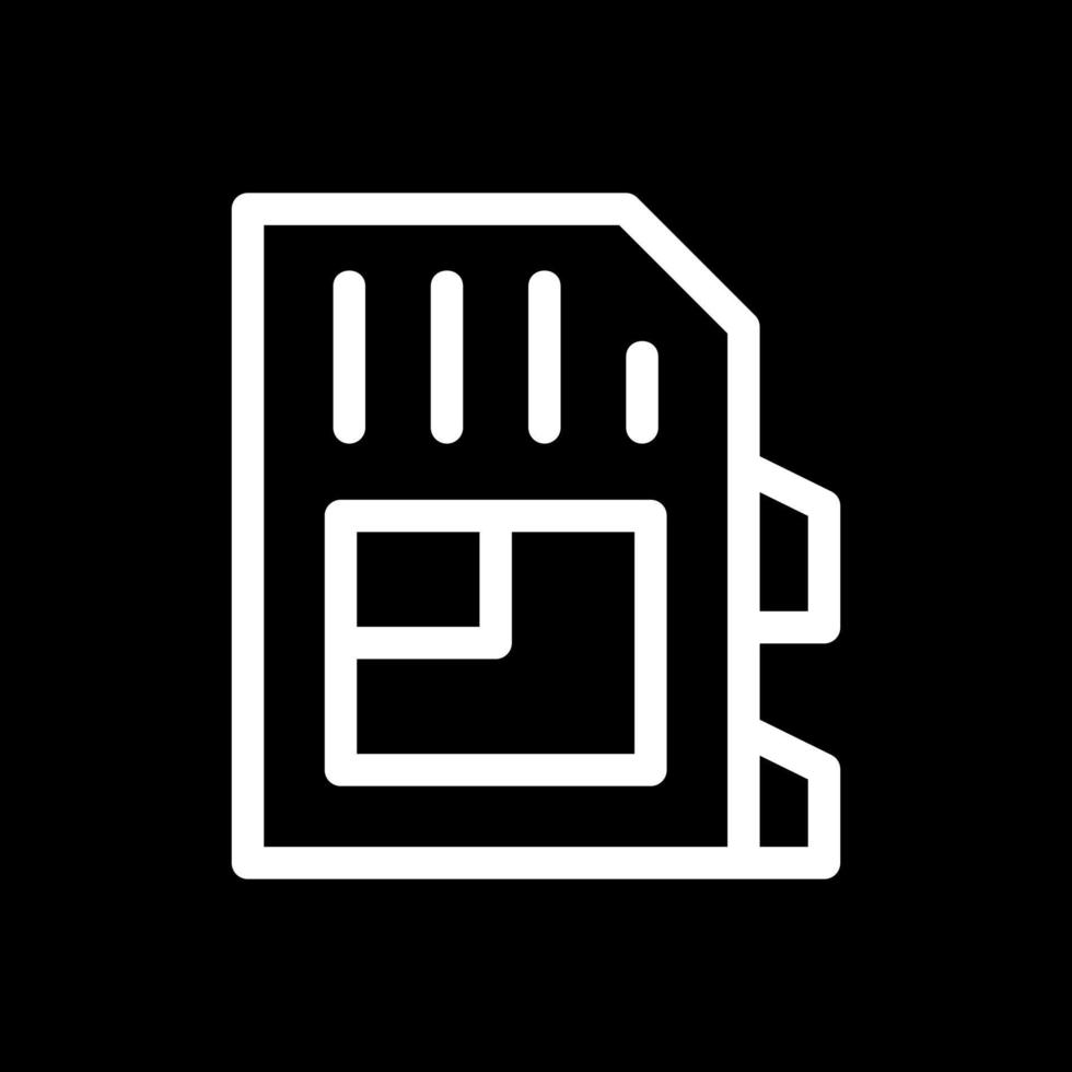 SD Card Vector Icon Design