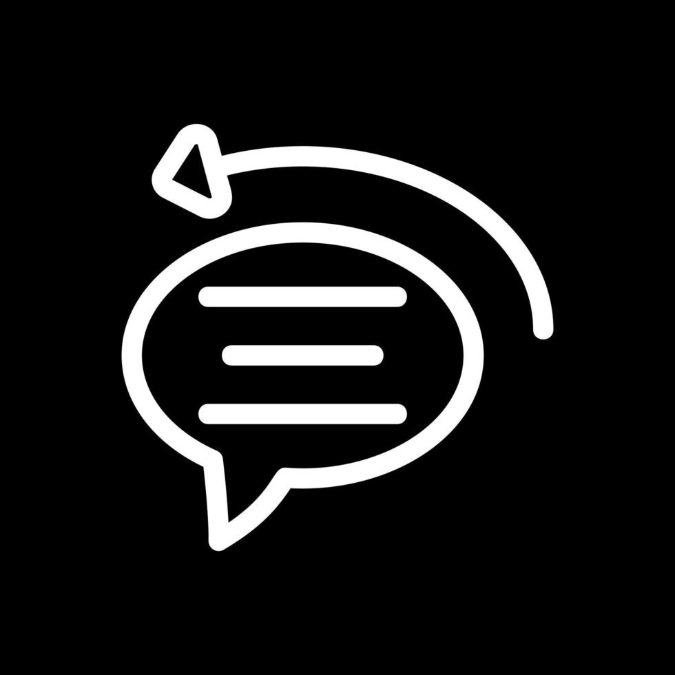 Auto Reply Vector Icon Design