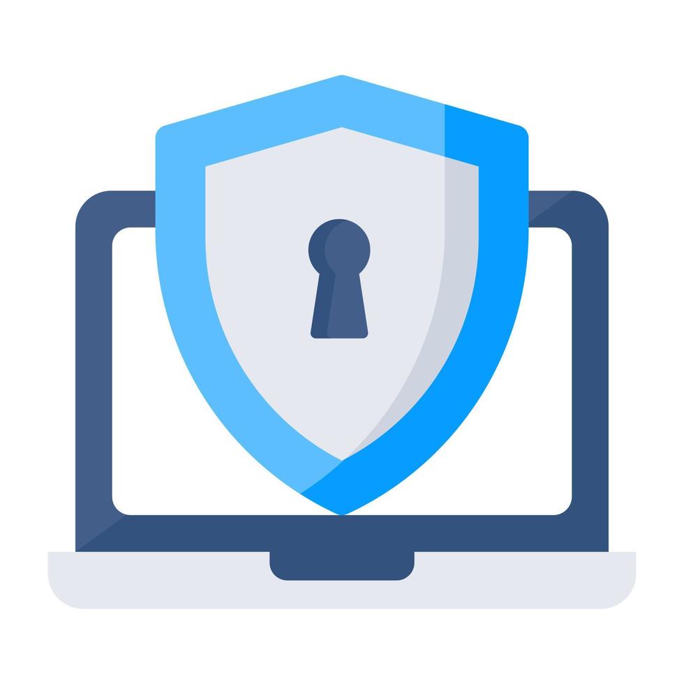 icono de descarga premium de seguridad del sistema vector