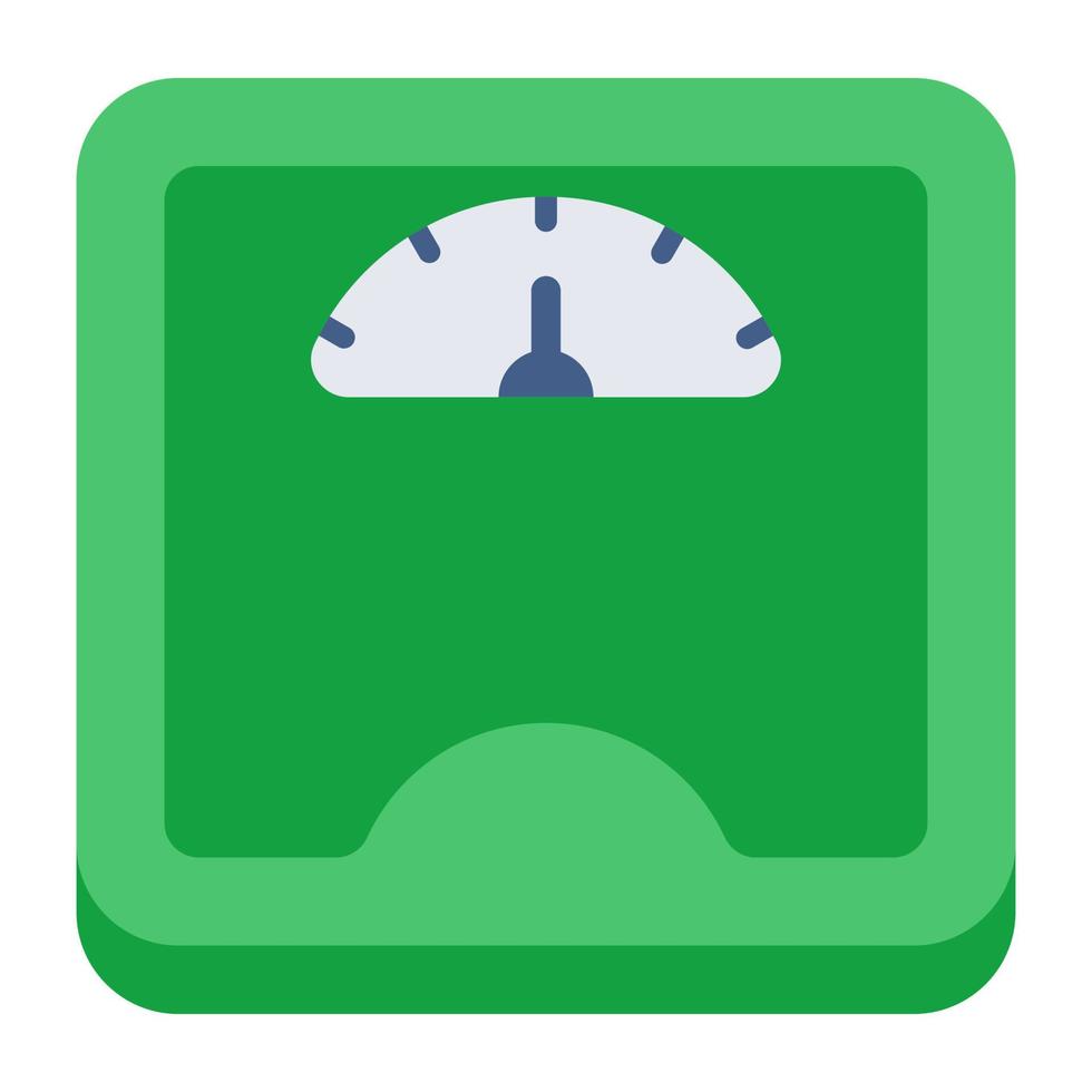 An icon design of weight scale vector