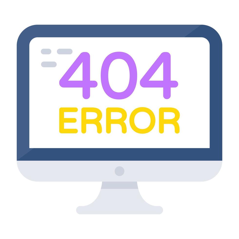A creative design vector of error 404