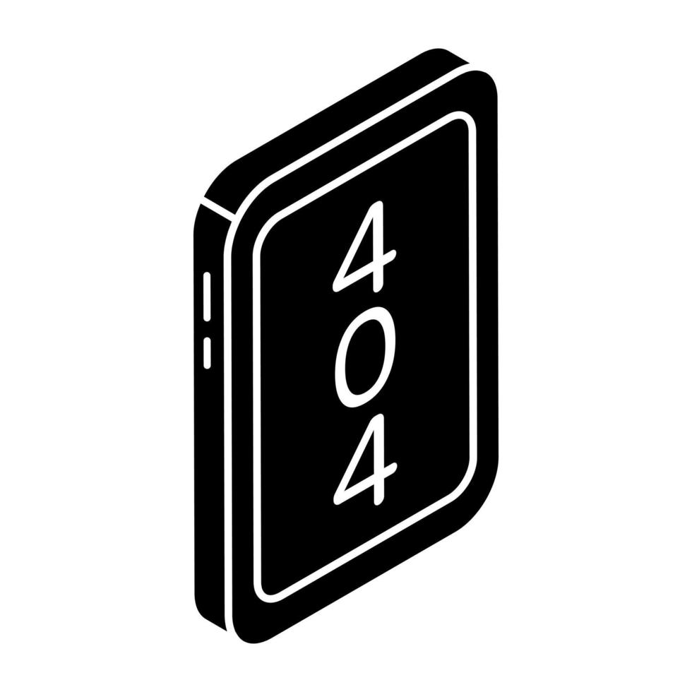 A creative design vector of error 404